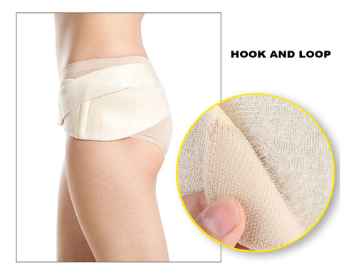 Cinturón Corrector De Soporte Pélvico Elástico Para Mujer