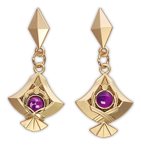 Pendientes De Metal Cosplay De Doble Cara