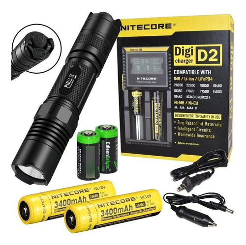 Nitecore P10 800 lumen Led De Alta Intensidad Cree Xm-l2 esp