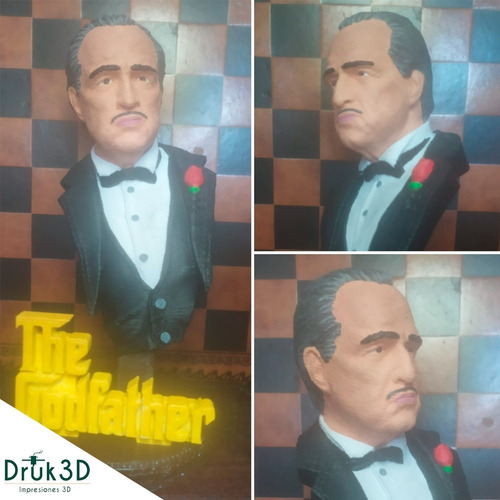 Padrino Vito Corleone Godfather 25cm Impresion 3d