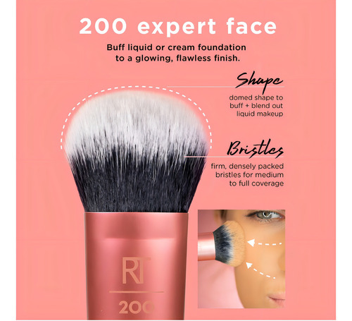 Set De 4 Brochas De Maquillaje Real Techniques 1786 1786