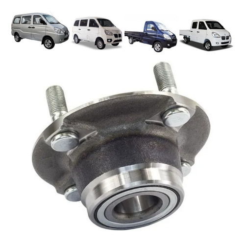 Cubo De Roda Dianteira Shineray T22 + 2 Buchas Bandeja