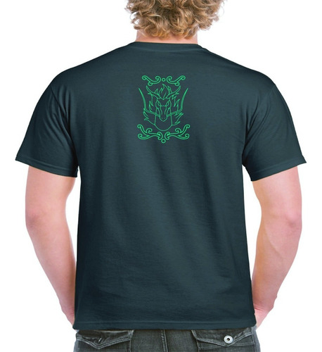 Imagen 2 de 2 de Playera Skull Caballero Del Zodiaco Dragon Hombre