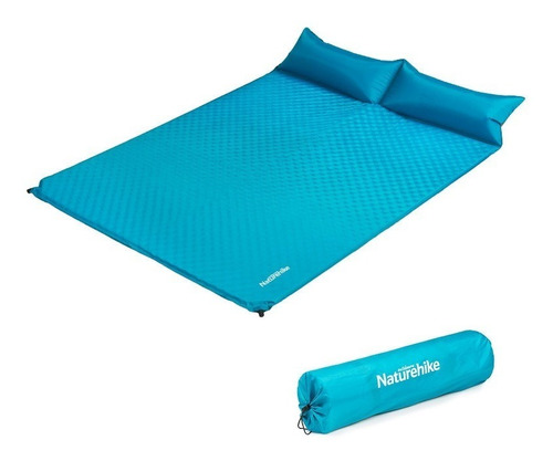 Colchoneta Autoinflable Doble Con Almohada Naturehike