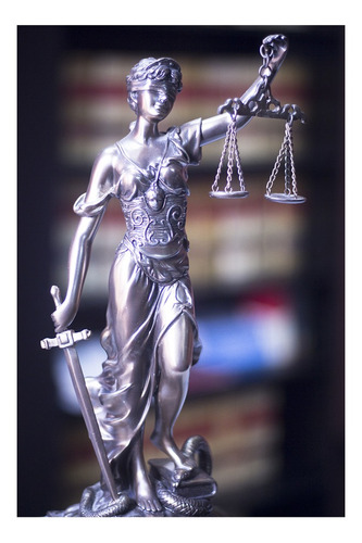 Painel Adesivo - Deusa Da Justiça - Direito - 1545pnp