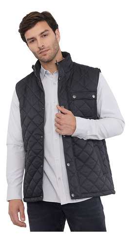 Parka Hombre S/m Quilted Check Charco Corona