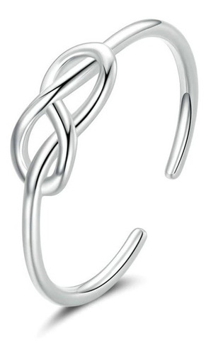 Anillo Para Mujer Ajustable Amor Infinito En Plata 925