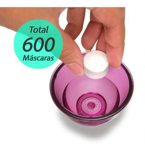 Imagem 3 de 6 de Máscara Desidratada Estética Limpeza De Pele 600un 6 Pacotes