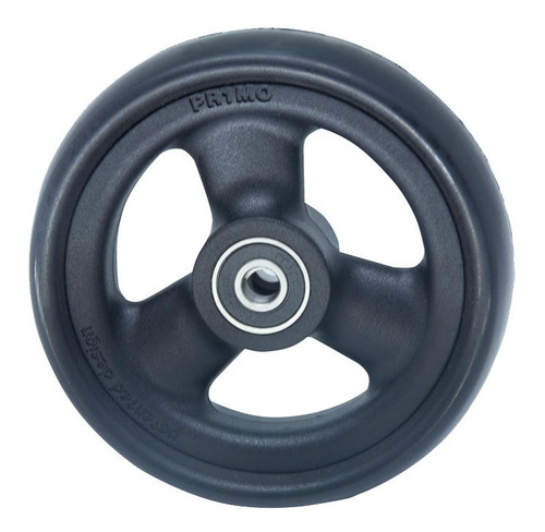 Roda Aro Completa Dianteira Macica 4x1.5 Preto