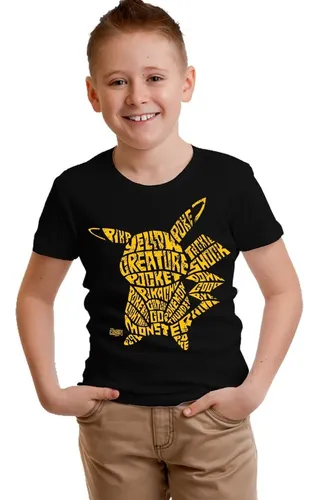 Playera pikachu niño new arrivals