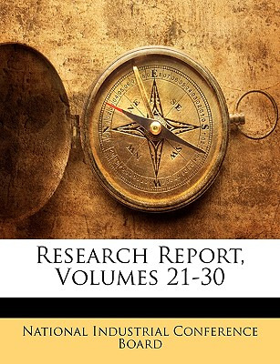 Libro Research Report, Volumes 21-30 - National Industria...