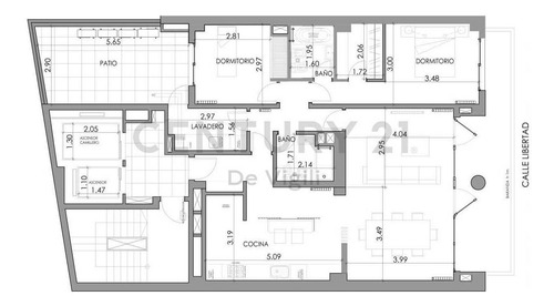 Imagen 8 de 8 de Piso Exclusivo De 2 Dormitorios Con Patio