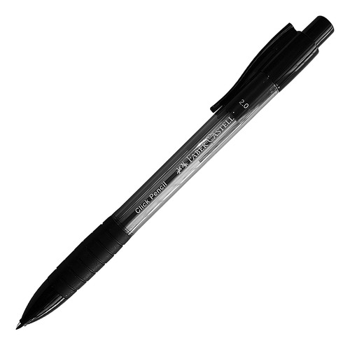 Lapiseira Poly Click Pencil 2.0mm Preta - Faber-castell