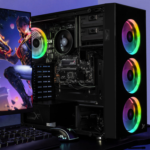 Xtreme Pc Gaming Amd Radeon 740m Ryzen 5 8500g 32gb Ddr5 Ssd 1tb Wifi Black