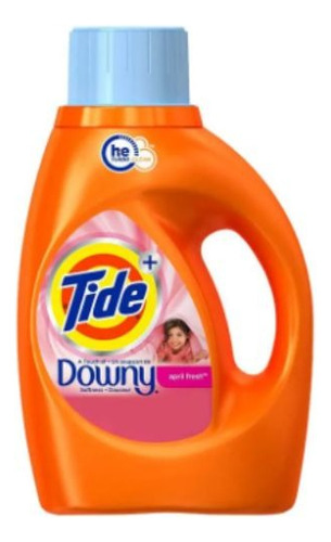 Detergente Líquido Tide + Downy Caja Con 2 Pzs De 1.36 L C/u