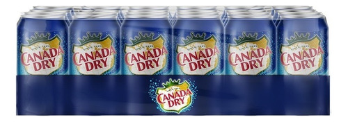 Canada Dry Cs 24 Latas De Agua Mineralizada De 355 Ml