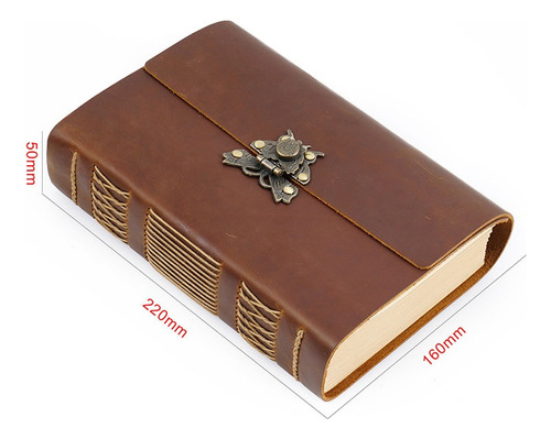 Original Handmade Sketchbook, Head Cowhide Creative Vintage