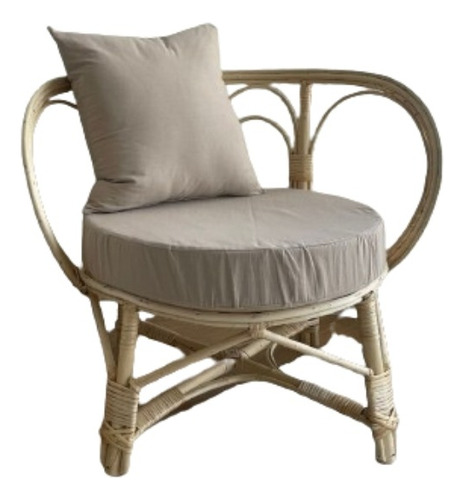 Sillón De Mimbre, Mar Del Plata, 60cm