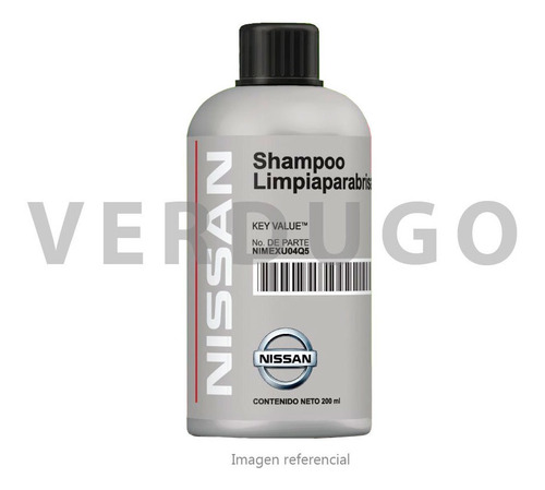 Shampoo Limpiaparabrisas Nissan - 5 Botellas 200ml