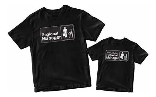 Conjunto De Camisetas Familiares Gerente Regional/asistente