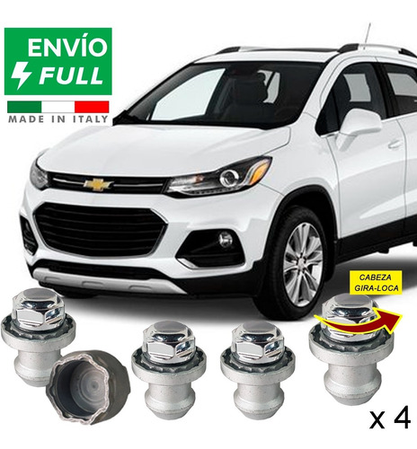 Birlos De Seguridad Galaxylock Chevrolet Gm Trax Ls