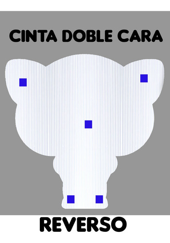 Cerdito Enojón (plimplim) Figura Coroplast Decoración Fiesta Fullcolor