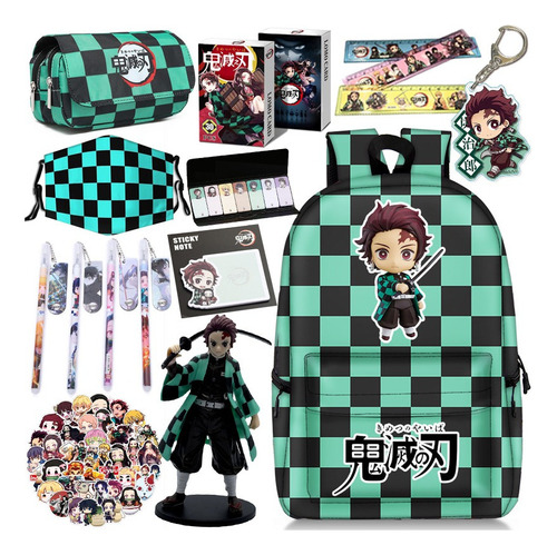 Kit De Suministros De Mochilas De Anime De Juguete De Figura