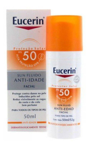 Eucerin Sun Fluído Anti-age Facial Fps 50 - 50g