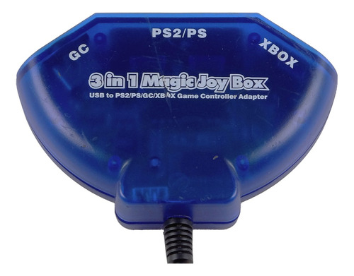 Adaptador Pc 3 Em 1 Magic Joy Box Controles Gc Ps1-ps2 Xbox