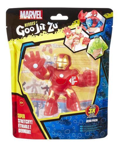 Imagen 3 de 4 de Figura Goojitzu Marvel Iron Man Plástico Bandai