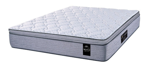 Sommier King Koil World Luxury Kensington 2 plazas de 190cmx140cm gris con base dividida