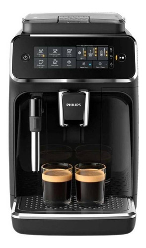 Cafetera Philips Serie 3200 EP3221 super automática negra brillante expreso 230V