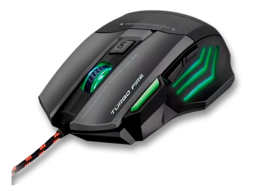 Mouse Gamer Multilaser Metal War Mo207 3200dpi 7 Botoes