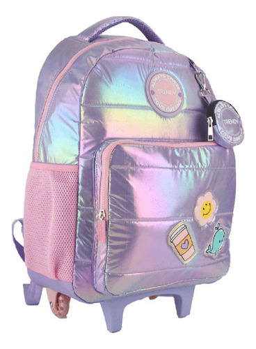 Mochila Trendy Carro Lila Niña