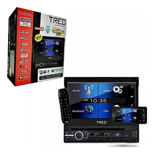 Estereo 1 Din In-dash 7 Treo Treodashm 50wx4