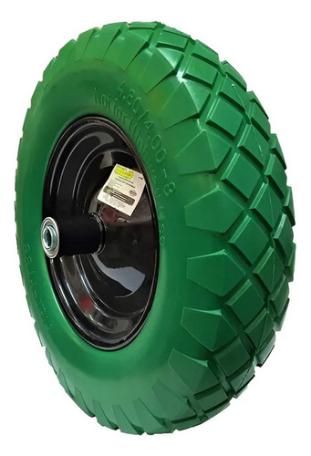 Llanta Para Carretilla Completa Imponchable Rueda Rodaja Lt Tools 16 Pulgadas Ancho De 7cm Max 80 Kg Ligera Y Suave En Poliuretano P Mejor Amortiguamiento Ideal Terrenos Irregulares Reduce La Fatiga
