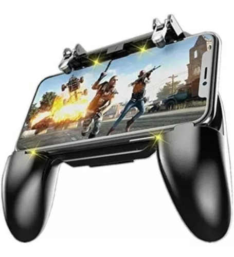 Game Pad W11 Controle com Gatilho L1r1 Analógico Para Celular Jogo