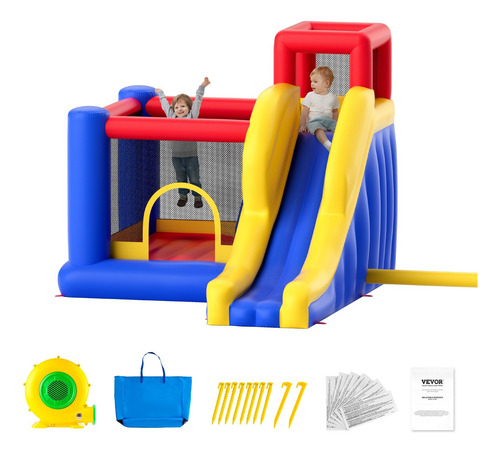Trampolín Brincolín Inflable Niños 3.4 X 2.6 Mts Msi