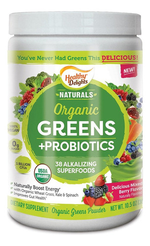 Healthy Delights Naturals - Verdes Orgánicos Más Probióti