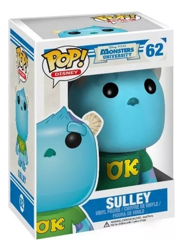 Funko Pop Pixar Monster University Sulley #62 Detalle A 
