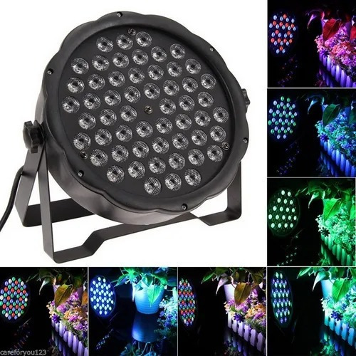 Foco Slim Par 54 Led Rgbw Luces De Fiesta