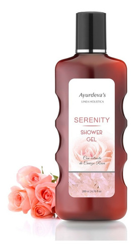 Shower Gel De Ducha Con Cuarzo Rosa Ayurdeva's Serenity