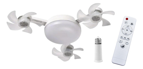 Lámpara Del Ventilador De Ventilador De 3 Cabezas 45cm