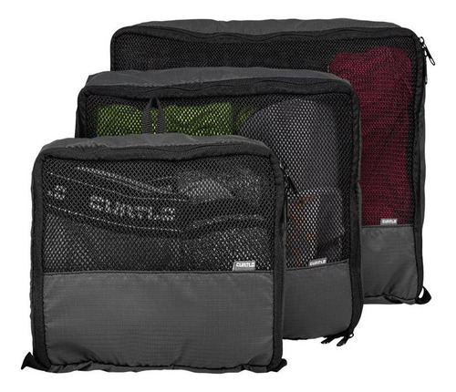 Kit Organizador Bagagem Mesh Organizer Trio Da Curtlo