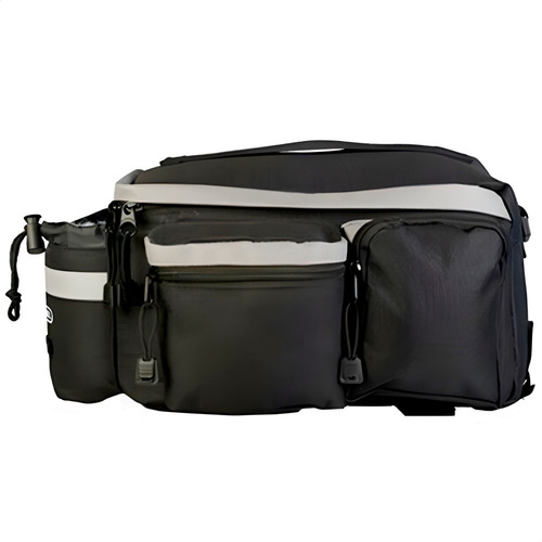 Imagen 3 de 7 de Bolsa Alforja Para Bicicleta Portaequipajes Trasero