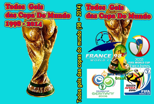 Dvd Todos Gols Das Copas Do Mundo - (1998 A 2014)