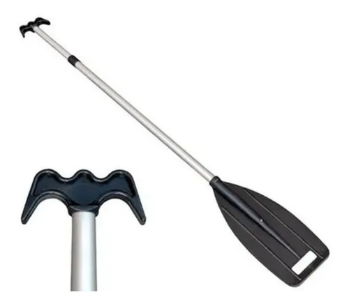 Imagen 3 de 6 de Pala Bichero Remo Extensible Aluminio Flotante Bote Kayak