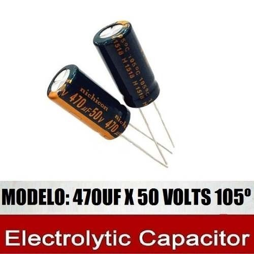 Capacitor Eletrolítico 470uf X 50v 105° 10 Peças