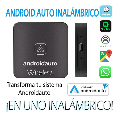 Android Auto Inalambrico Adaptador Usb Codecs Originales
