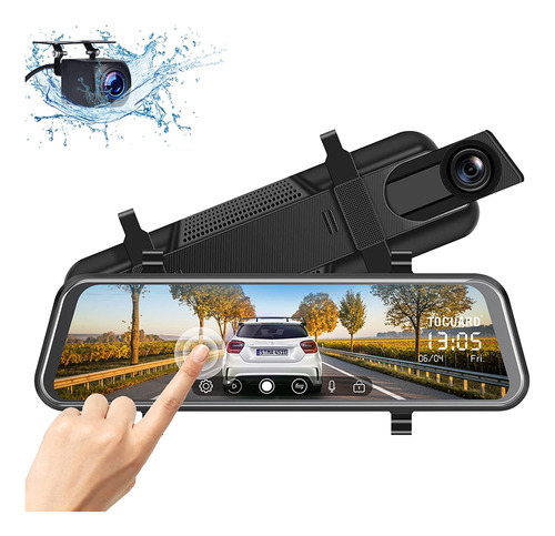 2.5k Mirror Dash Cam Para Automóviles Con Pantalla Tá...